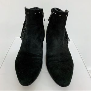 Sam Edelman Rudie Tassel Studded Suede Boots size 9